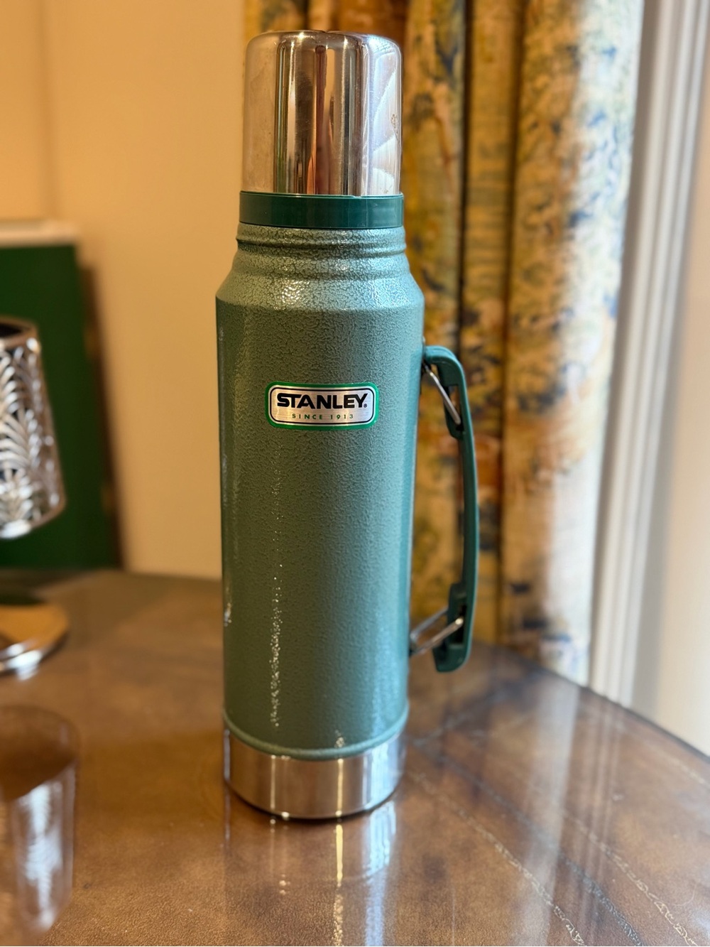 Stanley Green Insulated Vacuum Bottle with Carry Handle